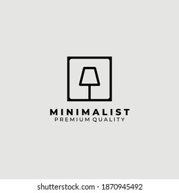 Furniture logo vector illustration design
