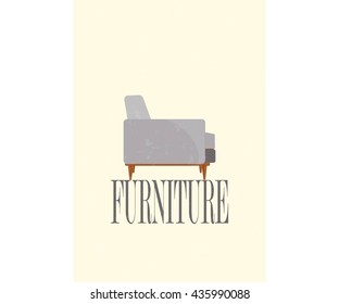 Furniture. The modern chair.