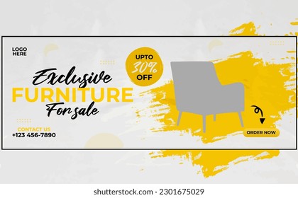 Furniture sale cover post banner