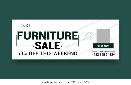 Furniture Sale Facebook Cover Template