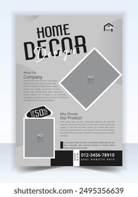 Furniture Sale Flyer Layout, Furniture or Interior Flyers Template