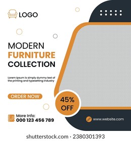 Furniture sale instagram post and Furniture sale social media post template,Furniture sale banner