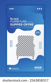 Furniture sale instagram story template