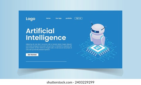 Furniture Sale landing page design template