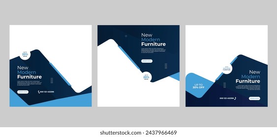 Furniture Sale Social Media Banner Post Template