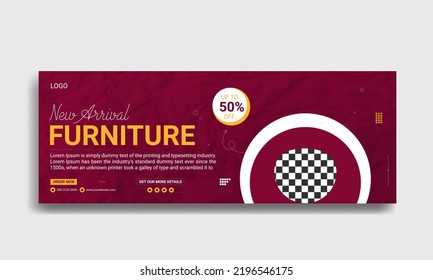 Furniture Sale Social Media Cover Template