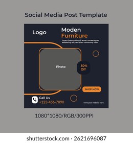 Furniture Sale Social Media Post Design