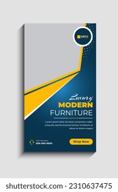 Furniture Sale Social Media Story Template design