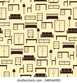 Furniture Seamless Pattern