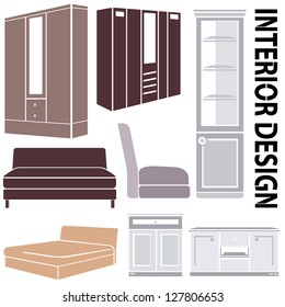 furniture set, interior design