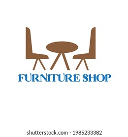 furniture shop logo or clipart or icon
