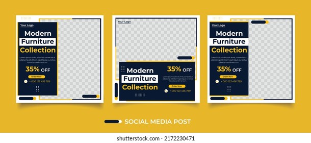 Furniture Social Media Post Templates