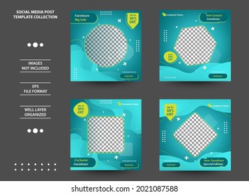 Furniture Social Media Template Post Suitable For Your Promotion Business