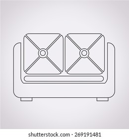 furniture sofa icon