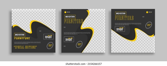 Furniture sosial media post template