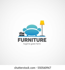 Furniture Store Logo Stock Vector (Royalty Free) 550560967