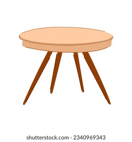 furniture table dining cartoon. window contemporary, wood food, empty wall furniture table dining sign. isolated symbol vector illustration