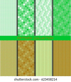 Furniture or textile print. Vintage Pattern Collection. Vector Illustration.