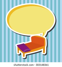 furniture theme bed elements vector,eps