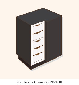 furniture theme cabinet elements vector,eps