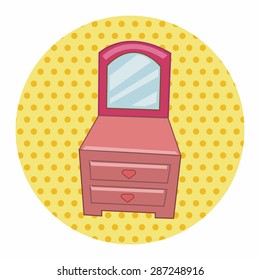furniture theme cabinet elements vector,eps