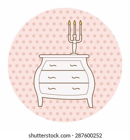 furniture theme cabinet elements vector,eps