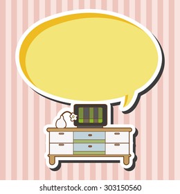 furniture theme cabinet elements vector,eps