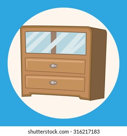 furniture theme cabinet elements vector,eps
