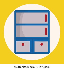 furniture theme cabinet elements vector,eps