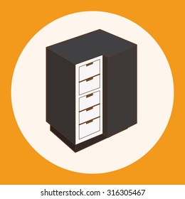 furniture theme cabinet elements vector,eps