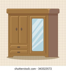 furniture theme cabinet elements vector,eps