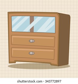 furniture theme cabinet elements vector,eps