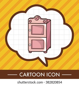 furniture theme cabinet elements vector,eps