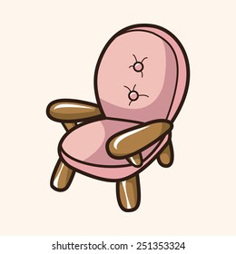 furniture theme chair sofa elements vector,eps