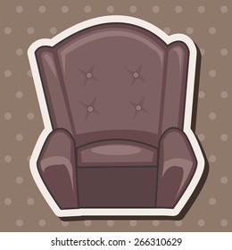 furniture theme chair sofa elements vector,eps