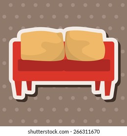 furniture theme chair sofa elements vector,eps