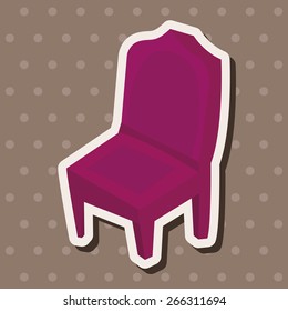 furniture theme chair sofa elements vector,eps