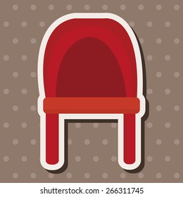 furniture theme chair sofa elements vector,eps