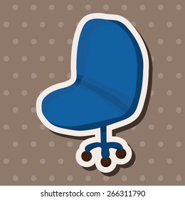 furniture theme chair sofa elements vector,eps