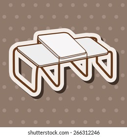 furniture theme chair sofa elements vector,eps