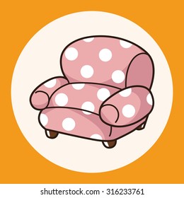 furniture theme chair sofa elements vector,eps