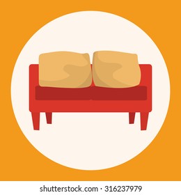 furniture theme chair sofa elements vector,eps