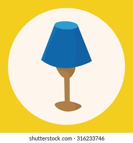 furniture theme lamp elements vector,eps