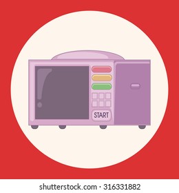 furniture theme television elements vector,eps