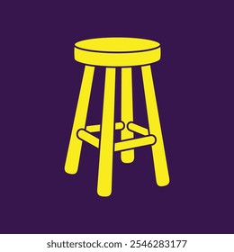 Furniture trendy artwork lovely abstract vector illustration colorful applied design.eps