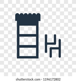 Furniture vector icon isolated on transparent background, Furniture transparency logo concept