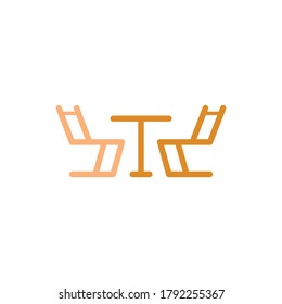 diseño de logotipo de icono de vector de mobiliario