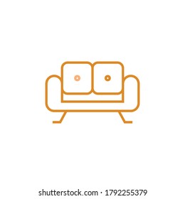 diseño de logotipo de icono de vector de mobiliario
