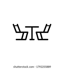 furniture vector icon logo design