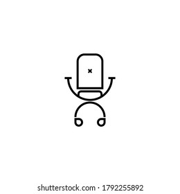 diseño de logotipo de icono de vector de mobiliario